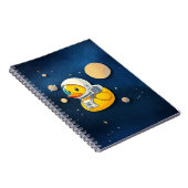 宇宙外のゴムダッキー ノートブック (右側)