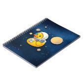 宇宙外のゴムダッキー ノートブック (左側)
