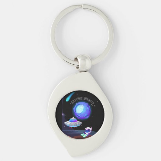 宇宙外 キーホルダー (正面)