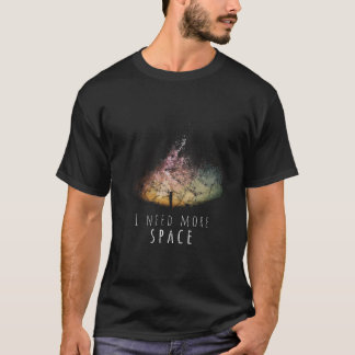 宇宙夜空おもしろい天文学ギャル Tシャツ