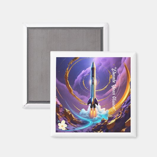 「宇宙夢の現実」 マグネット (正面/裏面)