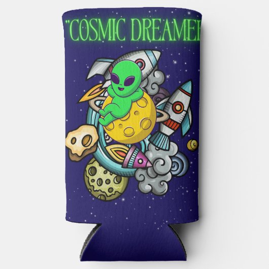 宇宙夢想家 スリム缶クーラー (正面)