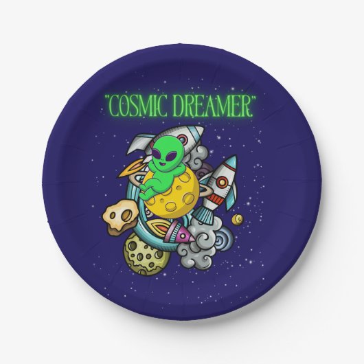 宇宙夢想家 ペーパープレート (正面)