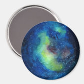 宇宙大型7.6 Cm丸磁石 マグネット (正面/裏面)