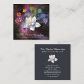 *～*宇宙天のチャクラシンボルコスモスロータス スクエア名刺 (正面/裏面)