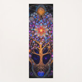 宇宙天上の生命の木 ヨガマット (正面)