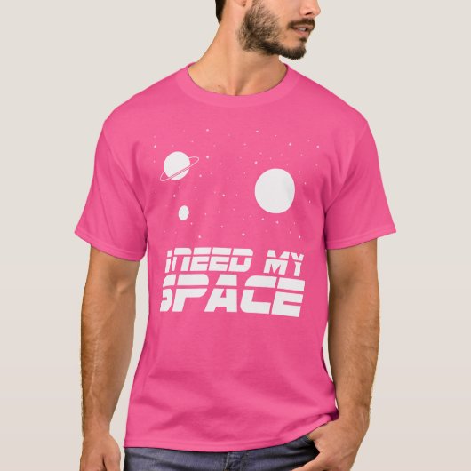 宇宙天文学おもしろい科学 Tシャツ (正面)