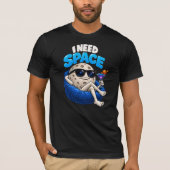 宇宙天文学が欲しい Tシャツ (正面)