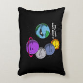 宇宙天文学の惑星あなた達は生命がない アクセントクッション (正面(垂直))