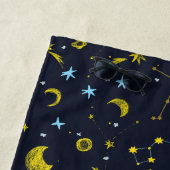 宇宙天文学シームレスパターン ビーチタオル (インサイチュ)