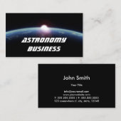 宇宙天文学名刺 名刺 (正面/裏面)