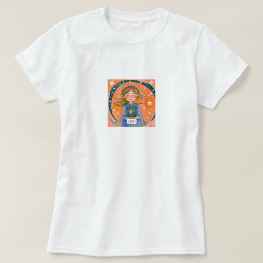 宇宙天秤座 Tシャツ (デザイン正面)