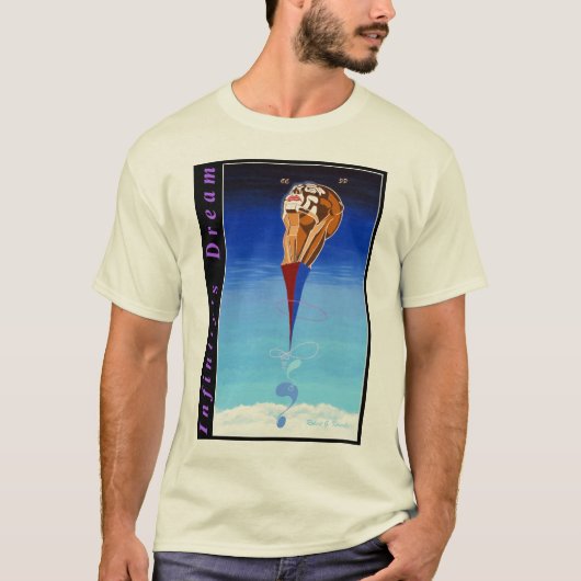 宇宙天飾りの無限の夢 Tシャツ (正面)