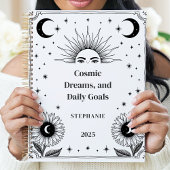 宇宙太陽と月の名前をカスタムする発現 プランナー手帳