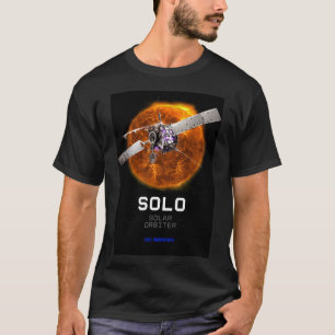 宇宙太陽のオービター宇宙望遠鏡ブラックメンズ Tシャツ