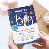 宇宙太陽のプラネットシステム男の子のシャワー 招待状