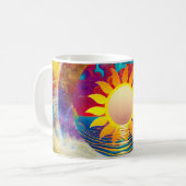 宇宙太陽 コーヒーマグカップ (正面左)