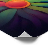 宇宙太陽：タペストリサイケデリックー ポスター (角)