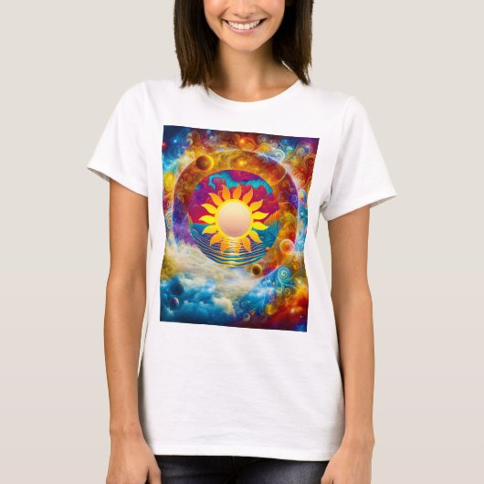 宇宙太陽 Tシャツ (正面)