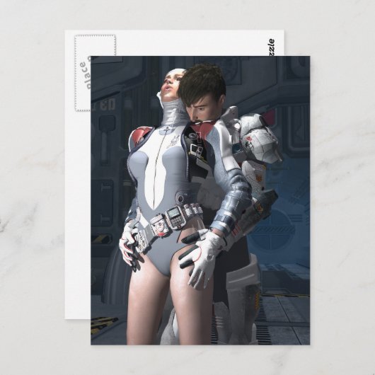 宇宙夫婦 ポストカード (正面/裏面)