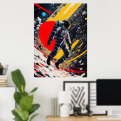 宇宙失った宇宙飛行士 ポスター (ホームオフィス)