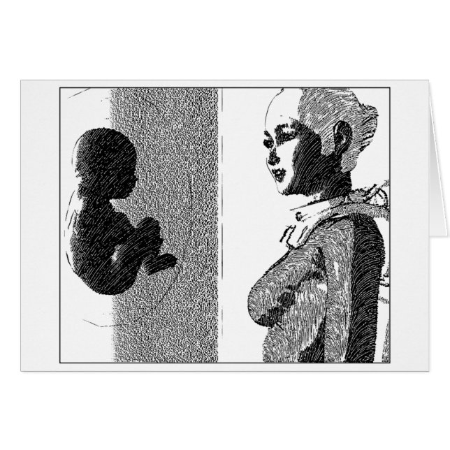 宇宙女子とベビー (正面横)