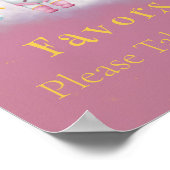 宇宙女子宇宙飛行士ピンクのロケットの星はPavies Pos ポスター (角)