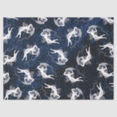 宇宙女性に耐えるアクエリアスの(占星術の)十二宮図水 薄葉紙 (正面)