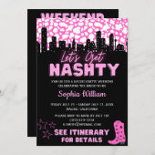 宇宙女性のカーボーイデザートレッツナッシュティバッハ 招待状 (正面/裏面)