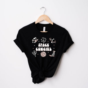 宇宙女性のカーボーイバチェロレッテシャツ Tシャツ