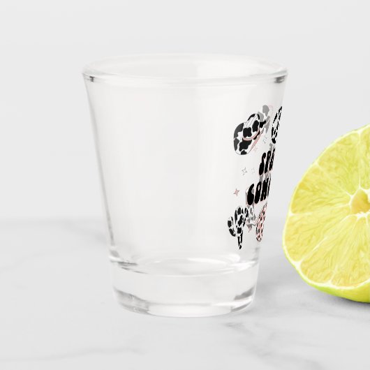 宇宙女性のカーボーイバチェロレッテショットガラス ショットグラス (左)