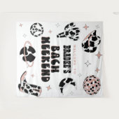 宇宙女性のカーボーイバチェロレッテ歓迎 タペストリー (正面(横))