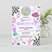 宇宙女性のカーボーイバチェロレッテ週末の日程 招待状 (スタンド正面)