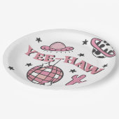 宇宙女性のカーボーイバチェロレッテ ペーパープレート (アングル)