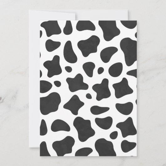 宇宙女性のカーボーイピンクディスコ誕生日パーティー招待状 招待状 (裏面)