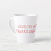 宇宙女性のカーボーイ-原因を持つ反逆者 カフェラテマグ (左アングル)