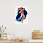 宇宙女 ポスター (キッチン)