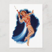 宇宙女 ポストカード (正面)