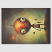 宇宙好奇心の恒星ロボット冒険の分離 薄葉紙 (正面)