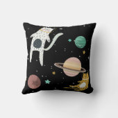 宇宙子猫と惑星 クッション (裏面)