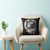 宇宙子猫と月。宇宙飛行士ネコ クッション (椅子)