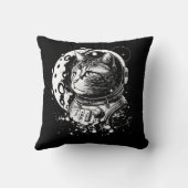 宇宙子猫と月。宇宙飛行士ネコ クッション (裏面)