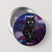 宇宙子猫ボタン 缶バッジ (正面&裏面)