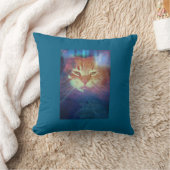 宇宙子猫読が私の目の装飾用クッション クッション (ブランケット)