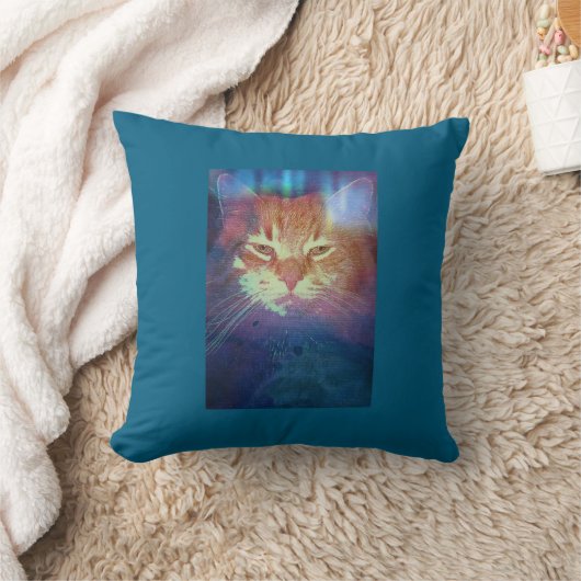 宇宙子猫読が私の目の装飾用クッション クッション (ブランケット)