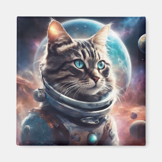 宇宙子猫 マグネット (正面)