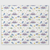 宇宙子猫 ラッピングペーパー (フラット)