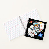 宇宙子猫：軌道上の足 ノートブック (内部)