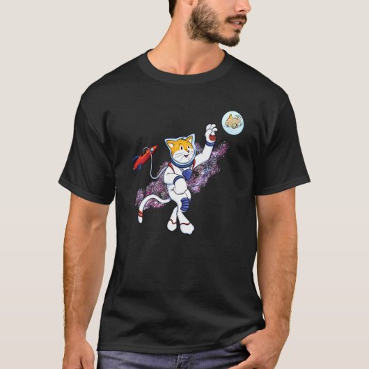 宇宙子猫 Tシャツ (正面)