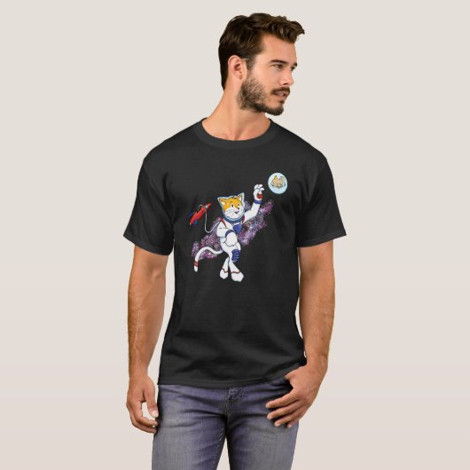 宇宙子猫 Tシャツ (正面フル)